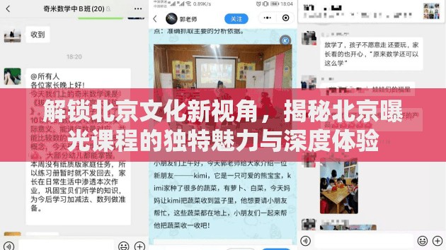 探索北京，揭秘文化課程的非凡魅力與深度體驗