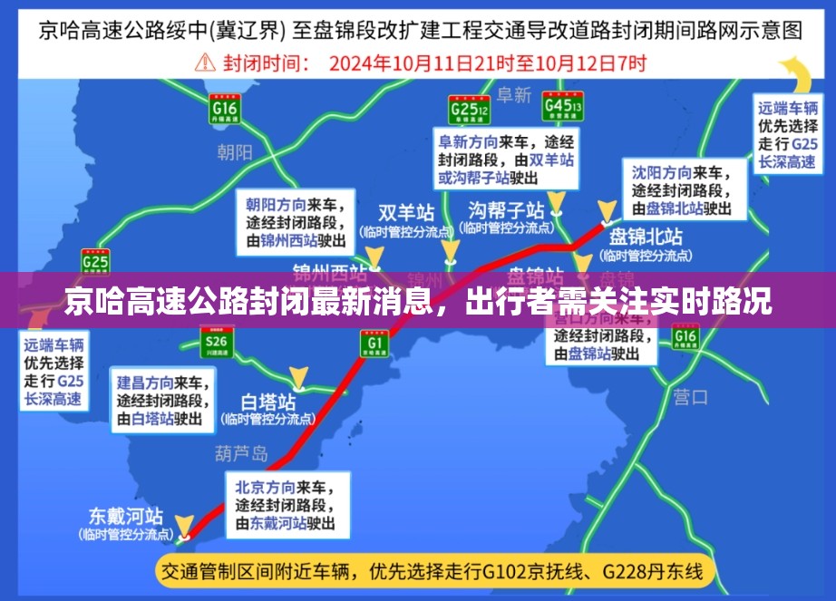 京哈高速公路封閉最新消息，出行者需關(guān)注實(shí)時(shí)路況