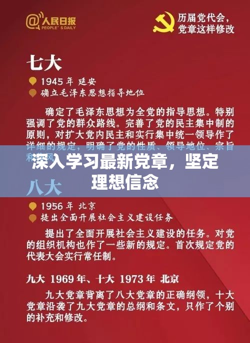 堅(jiān)定信仰，深入學(xué)習(xí)黨章，筑牢理想信念