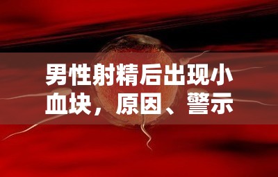 射精后血塊出現(xiàn)，原因、警示與應(yīng)對策略