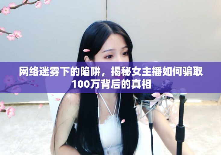網(wǎng)絡(luò)迷霧下的陷阱，揭秘女主播如何騙取100萬(wàn)背后的真相