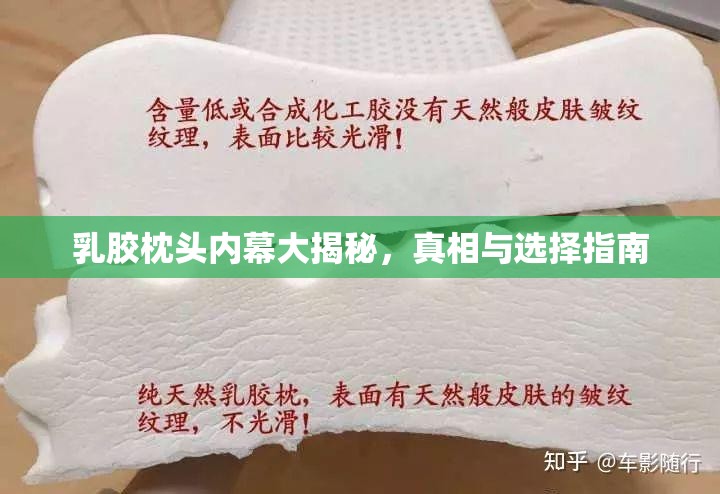 乳膠枕頭內幕大揭秘，真相與選擇指南