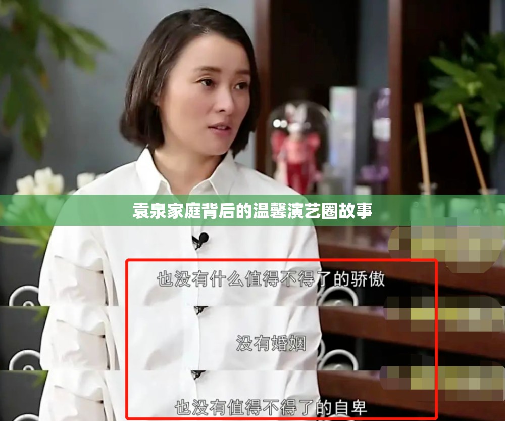 袁泉，演藝圈中的溫馨家庭故事