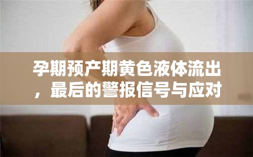 孕期異常，黃色液體流出的預(yù)警信號(hào)與緊急應(yīng)對(duì)措施
