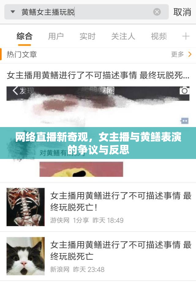 網(wǎng)絡(luò)直播爭議，女主播與黃鱔事件的反思