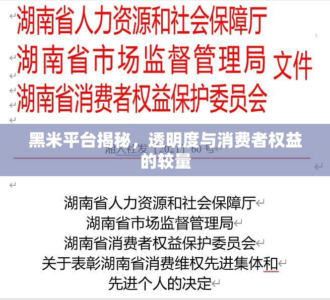 黑米平臺揭秘，透明度與消費者權(quán)益的較量