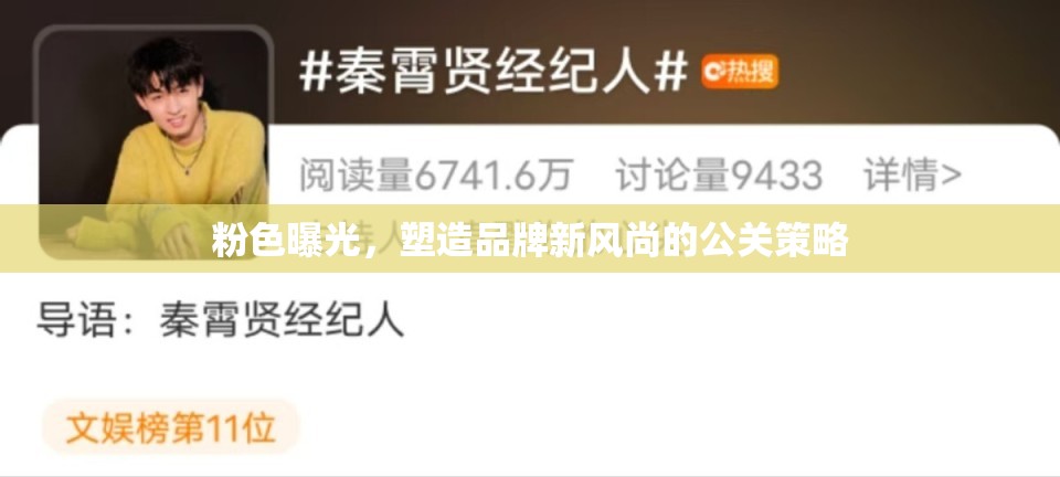粉色曝光，打造品牌新風尚的公關策略