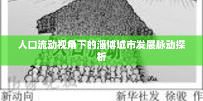 人口流動視角下的淄博城市發(fā)展脈動探析