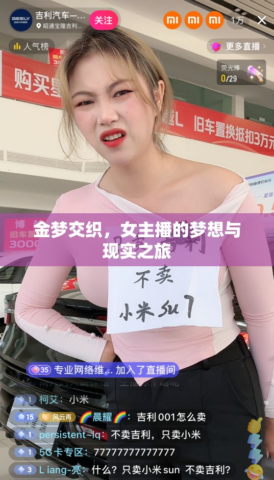 金夢交織，女主播的夢想與現(xiàn)實之旅