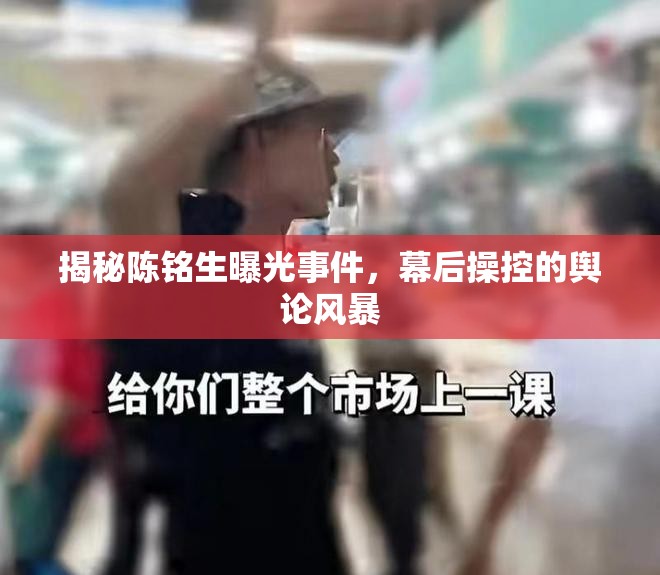 揭秘陳銘生曝光事件，幕后操控的輿論風(fēng)暴