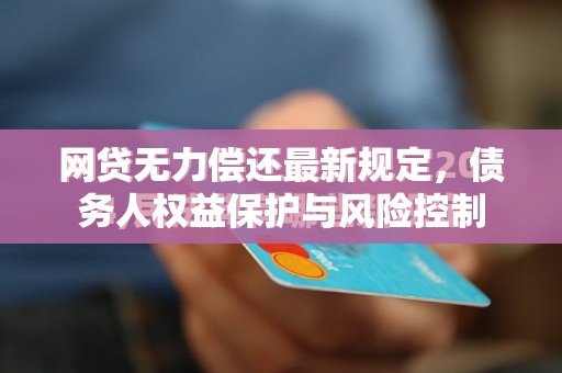 網(wǎng)貸債務(wù)危機，最新規(guī)定下的債務(wù)人權(quán)益保護與風險控制策略
