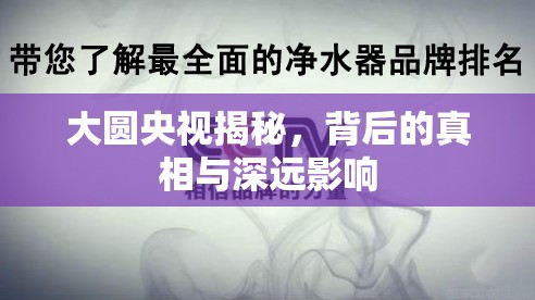 大圓央視揭秘，背后的真相與深遠(yuǎn)影響