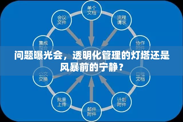 透明化管理，引領(lǐng)變革的燈塔還是風(fēng)暴前的寧?kù)o？