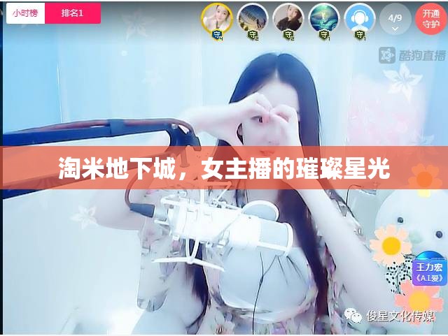 地下城直播，女主播的璀璨星光之旅