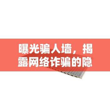 揭露網(wǎng)絡(luò)詐騙，隱形陷阱的真相