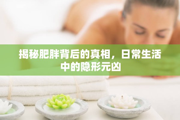 揭秘肥胖背后的真相，日常生活中的隱形元兇