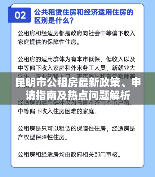 昆明市公租房政策解析與申請指南