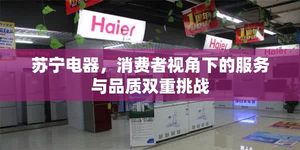 蘇寧電器，消費者視角下的服務(wù)與品質(zhì)雙重挑戰(zhàn)