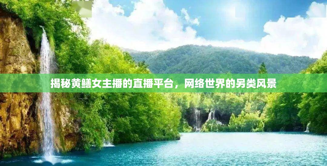 黃鱔女主播直播平臺(tái)揭秘，網(wǎng)絡(luò)世界的另類奇觀