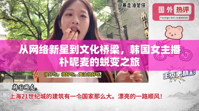 韓國女主播樸昵麥，從網(wǎng)絡(luò)新星到文化橋梁的蛻變之旅