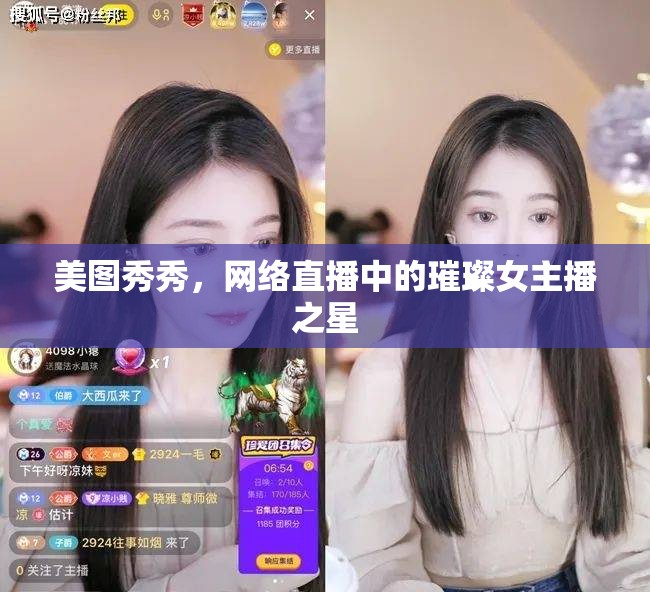 美圖秀秀，網(wǎng)絡(luò)直播中的璀璨女主播之星