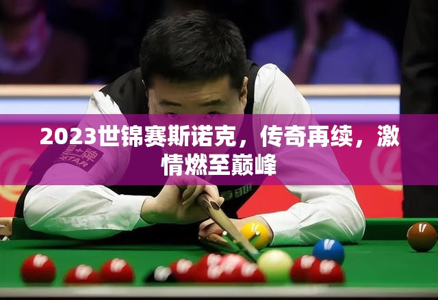 2023世錦賽斯諾克，傳奇對(duì)決，激情巔峰之戰(zhàn)