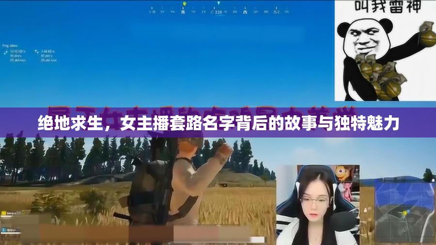揭秘，女主播在絕地求生中的套路與獨(dú)特魅力背后的故事