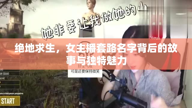 揭秘，女主播在絕地求生中的套路與獨(dú)特魅力背后的故事