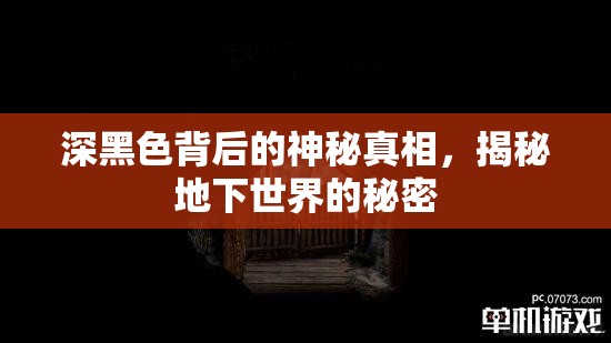 深黑色背后的神秘真相，揭秘地下世界的秘密