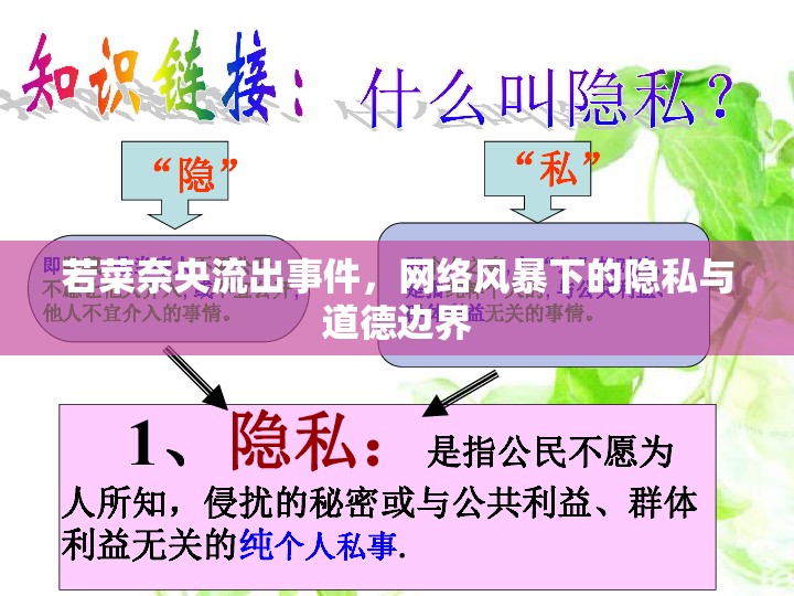 若菜奈央流出事件，網(wǎng)絡(luò)風暴下的隱私與道德邊界