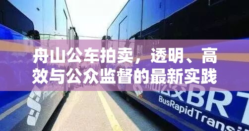 舟山公車拍賣，透明、高效與公眾監(jiān)督的最新實踐