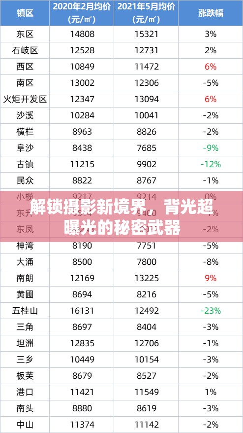 解鎖攝影新境界，背光超曝光的秘密武器