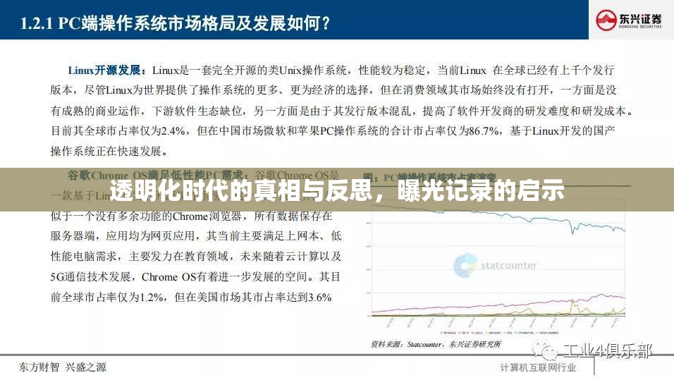 透明化時代的真相與反思，曝光記錄的啟示