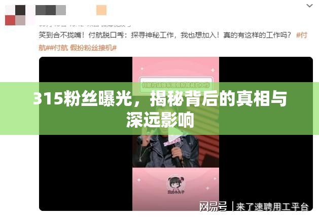 315粉絲曝光，揭秘背后的真相與深遠(yuǎn)影響