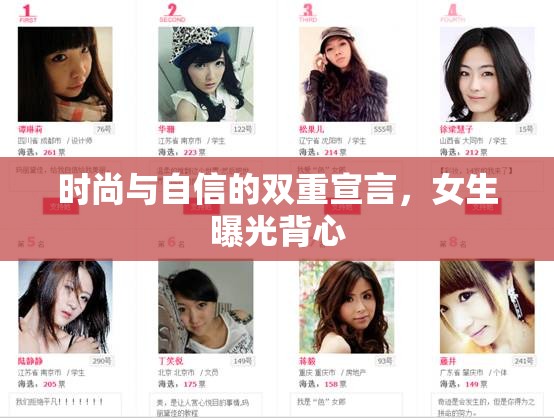 時(shí)尚與自信的雙重宣言，女生曝光背心
