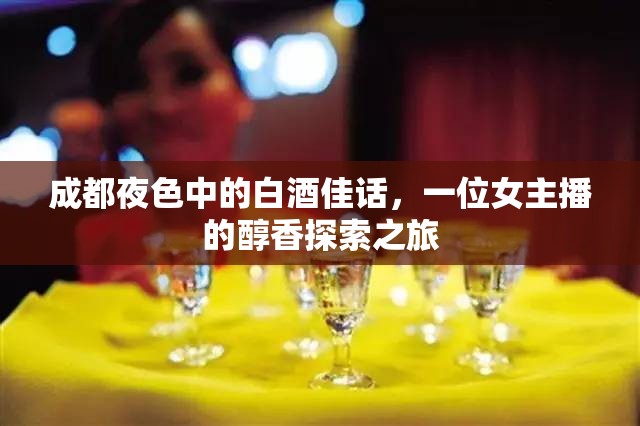 成都夜色中的白酒佳話，一位女主播的醇香探索之旅