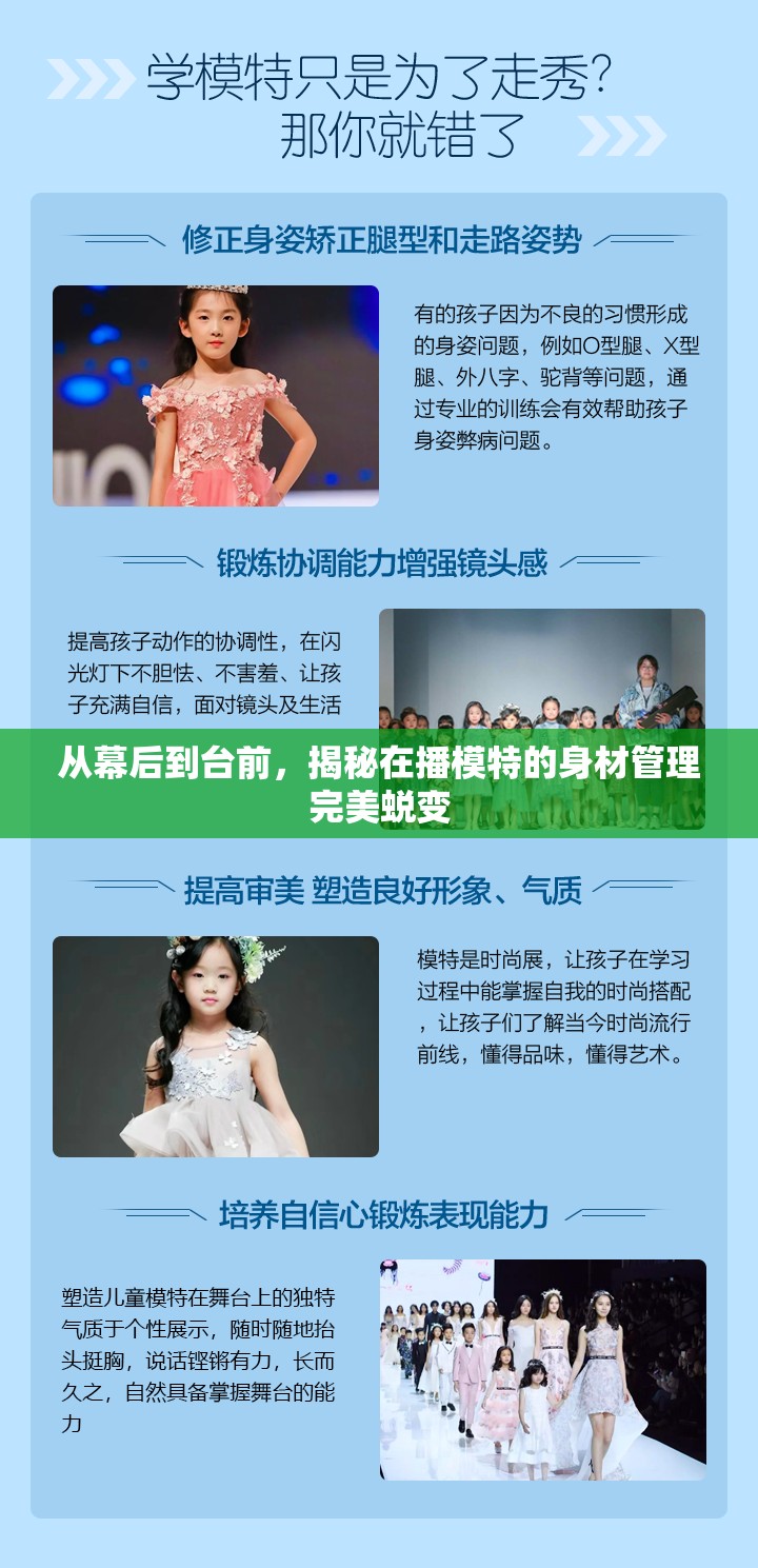 從幕后到臺前，揭秘在播模特的身材管理完美蛻變