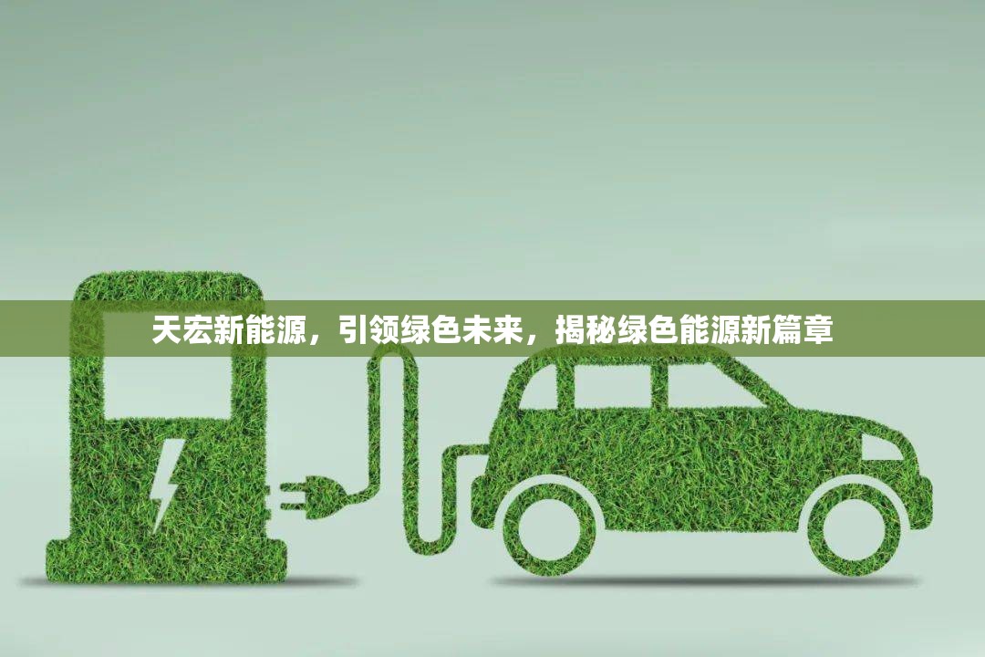 天宏新能源，引領(lǐng)綠色未來，揭秘綠色能源新篇章