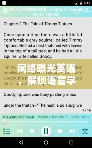 網(wǎng)絡(luò)曝光英語，解鎖語言學習的無限潛力與新邊界