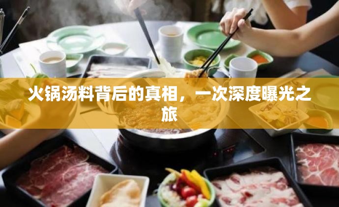 火鍋湯料背后的真相，一次深度曝光之旅