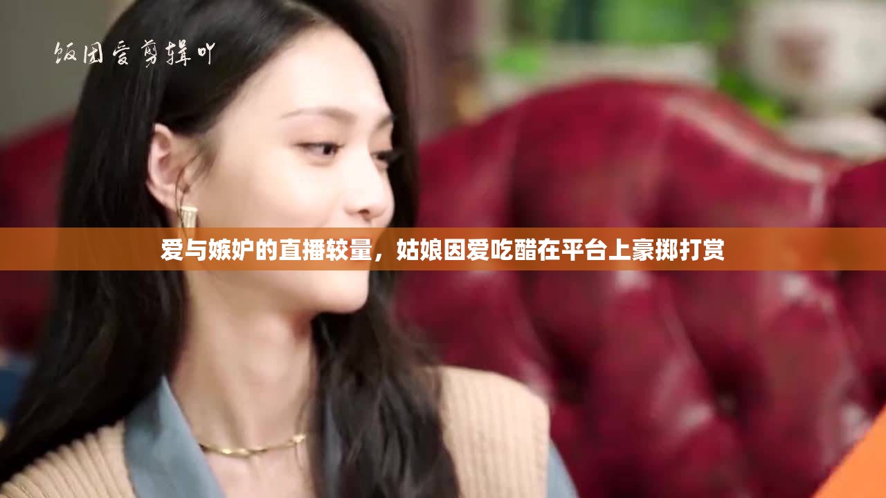 愛與嫉妒的直播較量，姑娘因愛吃醋在平臺上豪擲打賞