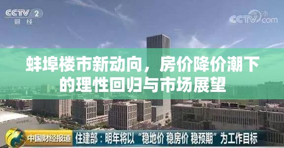 蚌埠樓市新動向，房價降價潮下的理性回歸與市場展望