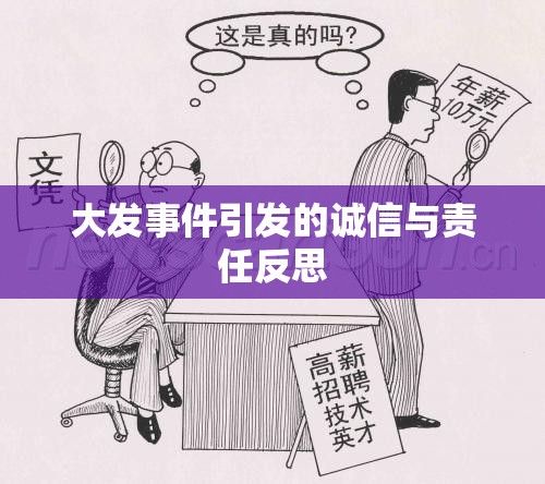 大發(fā)事件引發(fā)的誠(chéng)信與責(zé)任反思