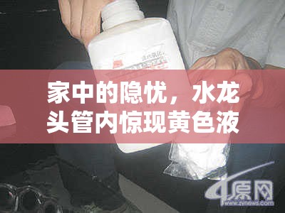 家中的隱憂，水龍頭管內(nèi)驚現(xiàn)黃色液體——水質(zhì)安全的警鐘