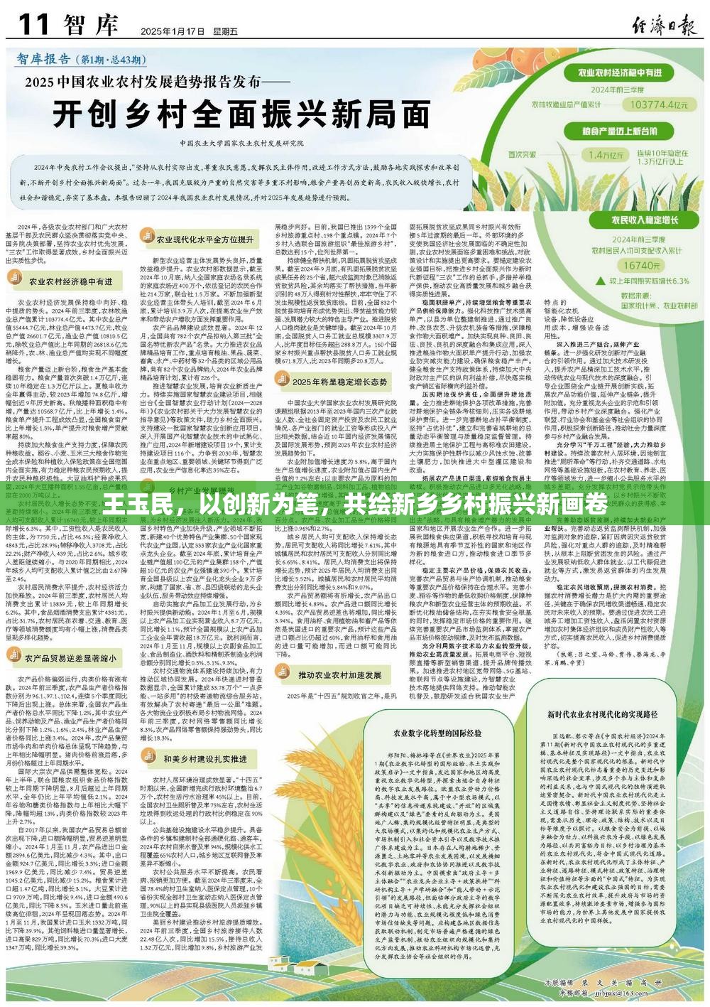 王玉民，以創(chuàng)新為筆，共繪新鄉(xiāng)鄉(xiāng)村振興新畫卷