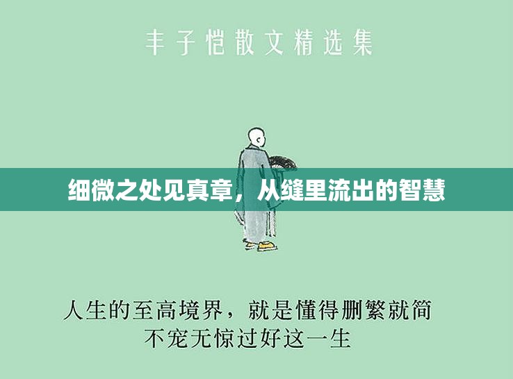 細(xì)微之處見(jiàn)真章，從縫里流出的智慧