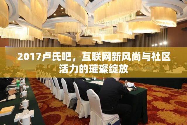 2017盧氏吧，互聯(lián)網(wǎng)新風(fēng)尚與社區(qū)活力的璀璨綻放