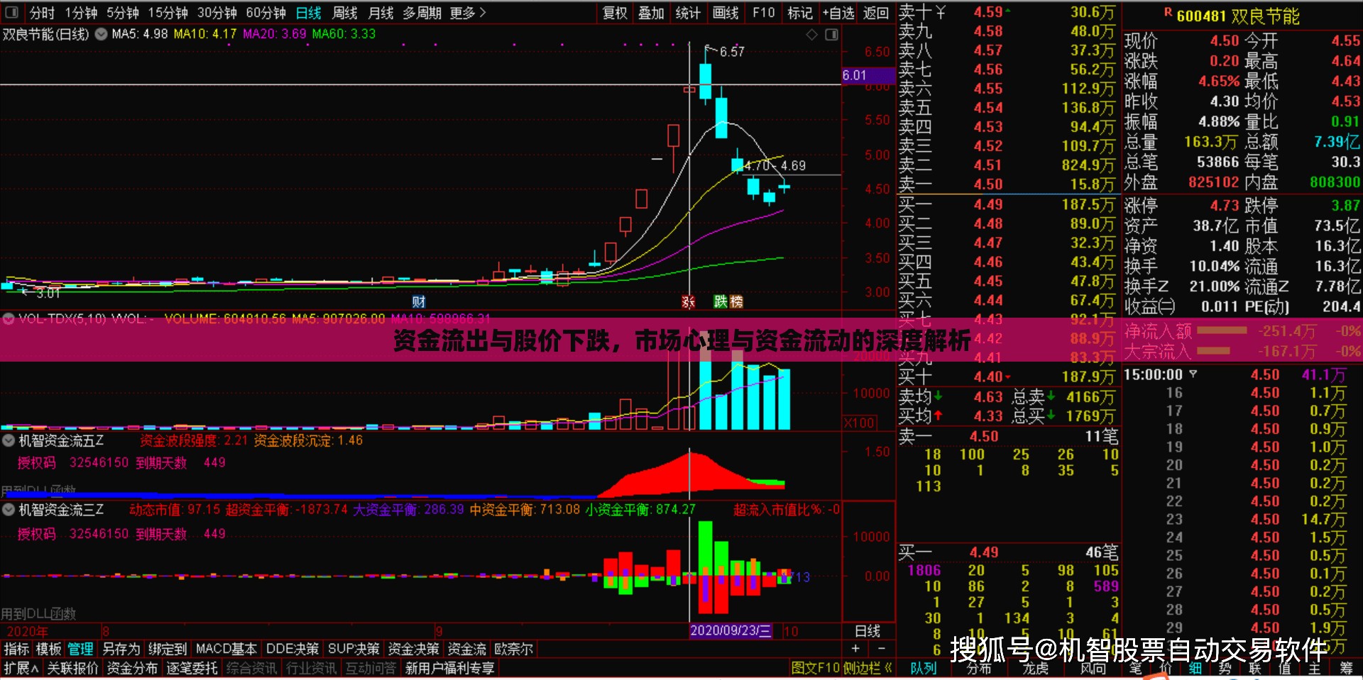 資金流出與股價下跌，市場心理與資金流動的深度解析