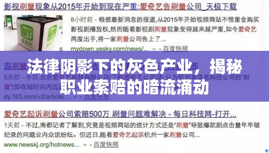 法律陰影下的灰色產(chǎn)業(yè)，揭秘職業(yè)索賠的暗流涌動