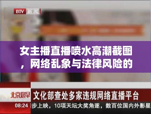 女主播直播噴水高潮截圖，網(wǎng)絡(luò)亂象與法律風(fēng)險(xiǎn)的警示